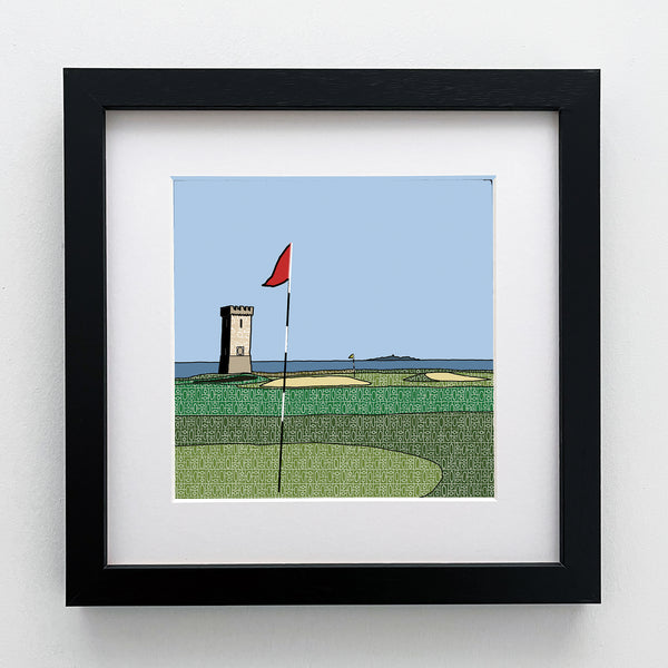 Anstruther Golf Course - Giclee Print 10"x10"