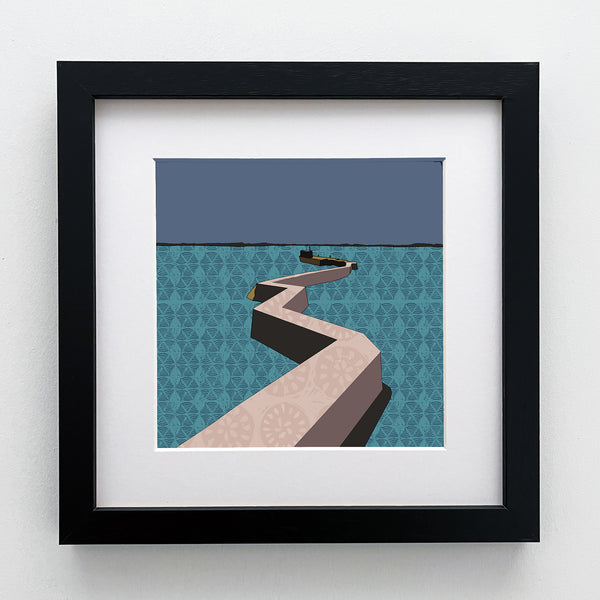 The Blocks, St Monans - Giclee Print 10"x10"