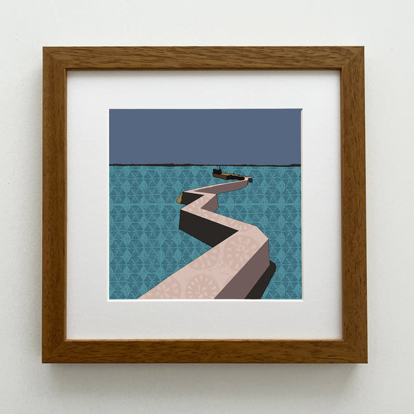 The Blocks, St Monans - Giclee Print 10"x10"