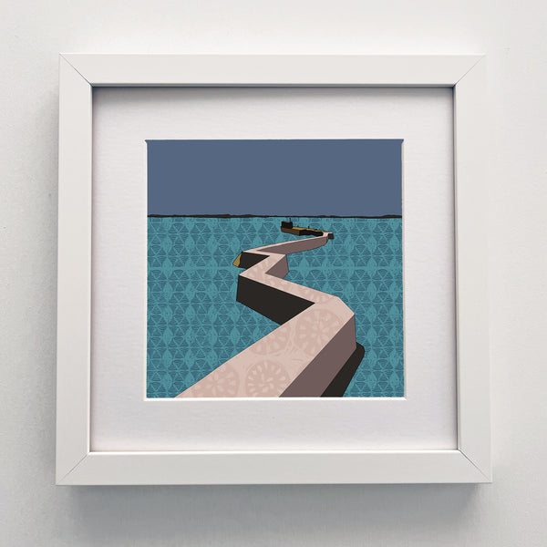 The Blocks, St Monans - Giclee Print 10"x10"