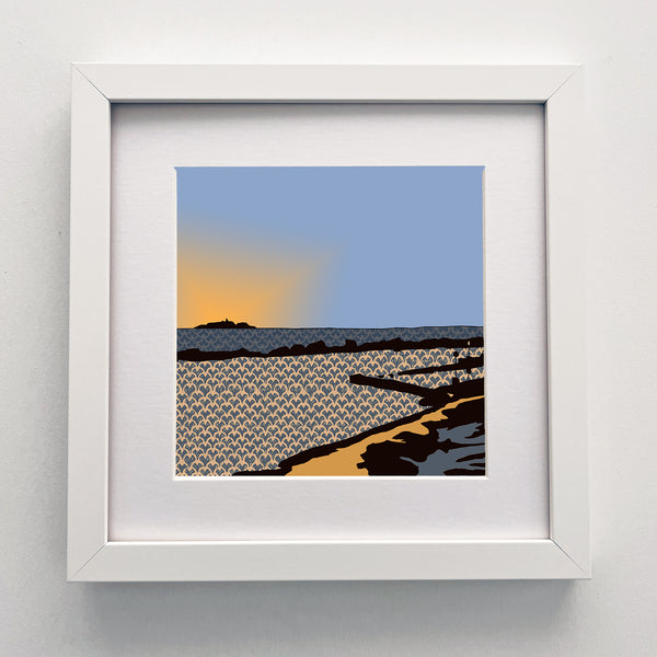 Cellardyke Tidal Pool - Giclee Print 10"x10"