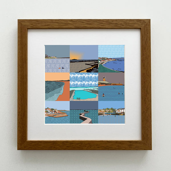 East Neuk Mix - Giclee Print 10"x10"