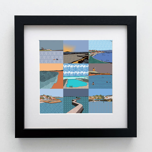 East Neuk Mix - Giclee Print 10"x10"