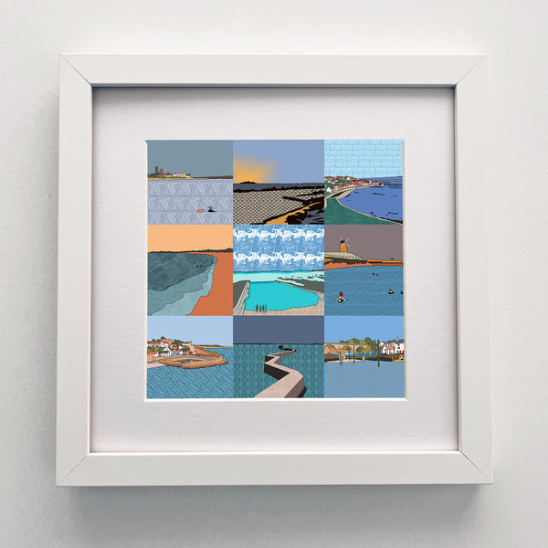 East Neuk Mix - Giclee Print 10"x10"