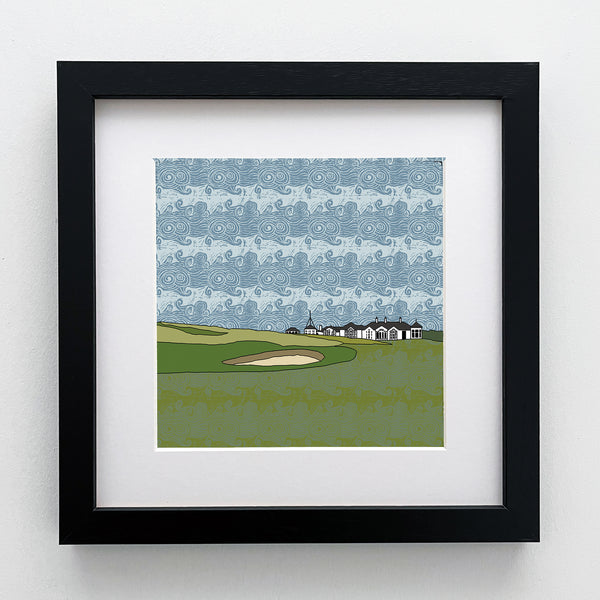 Elie Golf Links - Giclee Print 10"x10"