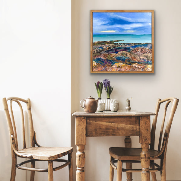 Rocks Pittenweem to Anstruther(40x40cm)