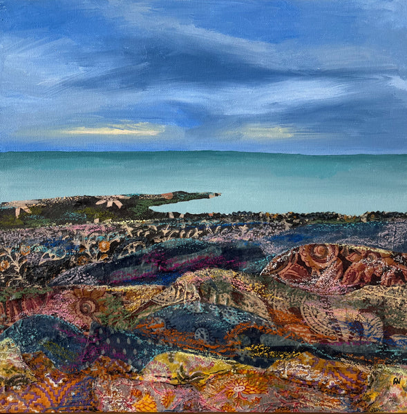 Rocks Pittenweem to Anstruther(40x40cm)
