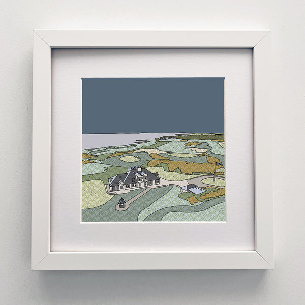 Kingsbarns Golf Links - Giclee Print 10"x10"