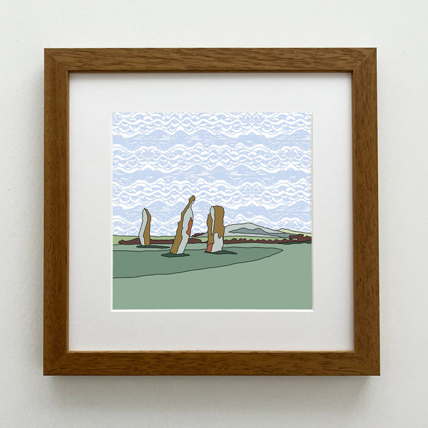 Lundin Links Golf Course - Giclee Print 10"x10"