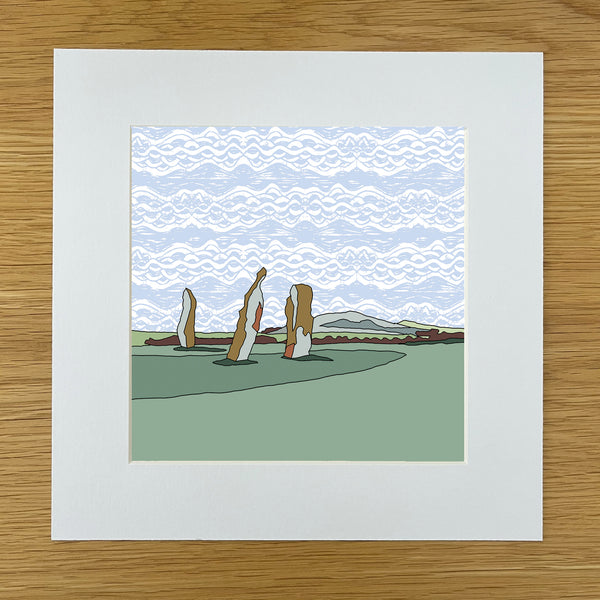 Lundin Links Golf Course - Giclee Print 10"x10"