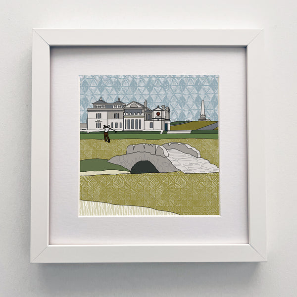 Old Course, St Andrews - Giclee Print 10"x10"