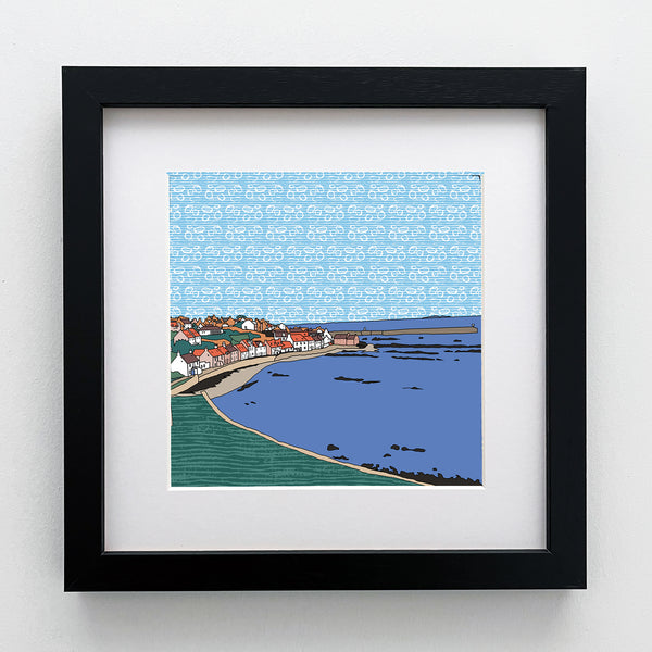 Pittenweem West Shore - Giclee Print 10"x10"