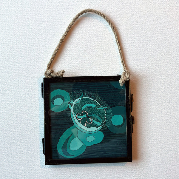 ***SALE*** Sea Creatures - Giclee Print in Rope Frame