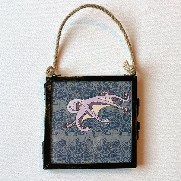 ***SALE*** Sea Creatures - Giclee Print in Rope Frame