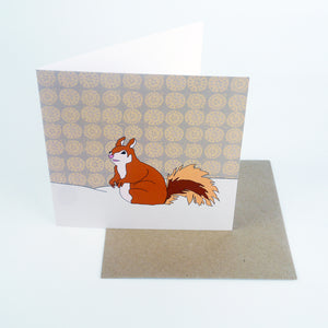 Card - Red Squirrel