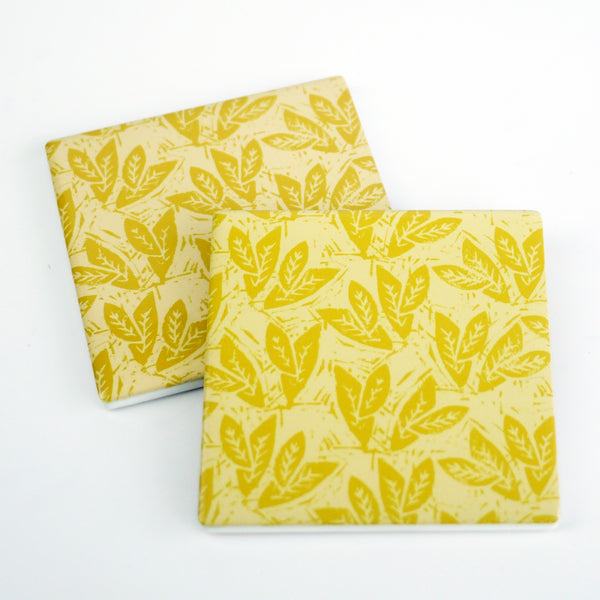 Leaf - Ceramic Coaster