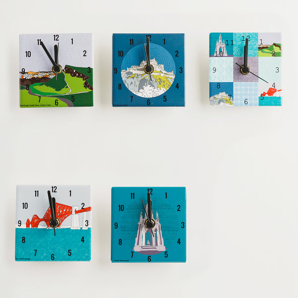 Edinburgh Landmarks - Mini Clocks