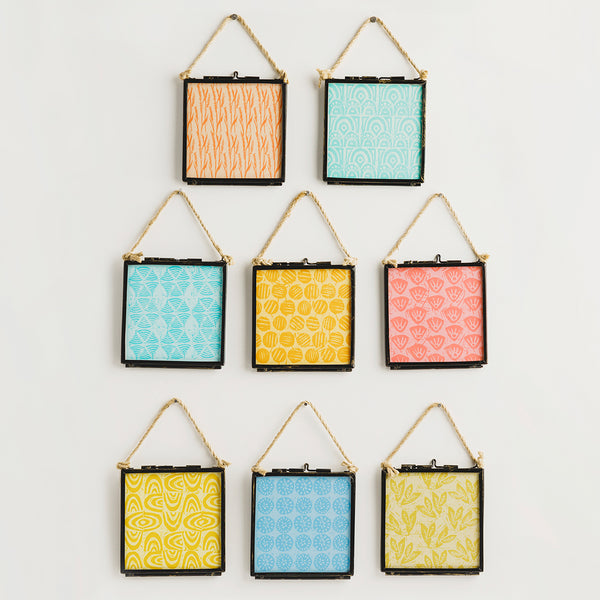 ***SALE*** Nature Pattern - Giclee Print in Rope Frame