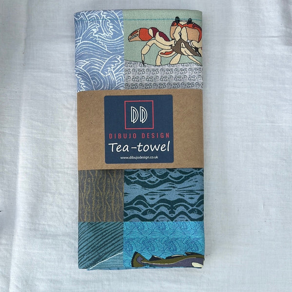 Tea towel - Sea Creatures