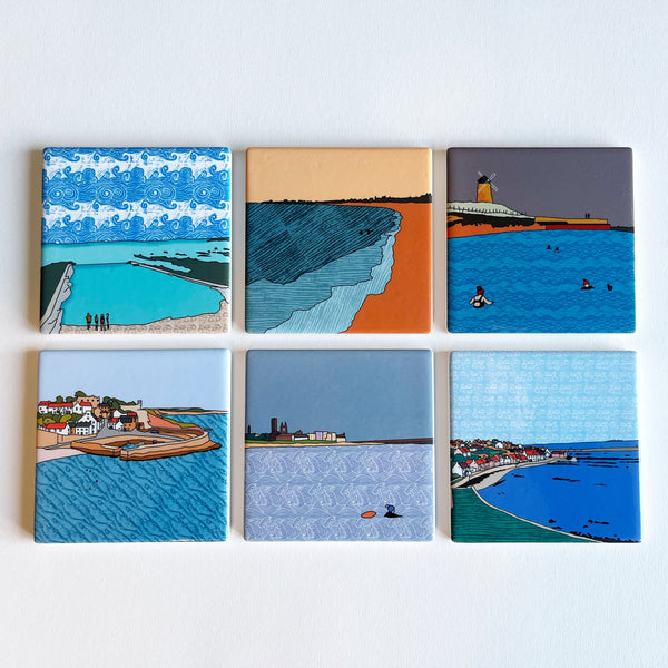 Pittenweem - West Shore Ceramic Coaster
