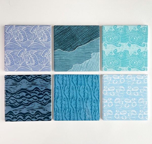 Wave - Ceramic Coaster