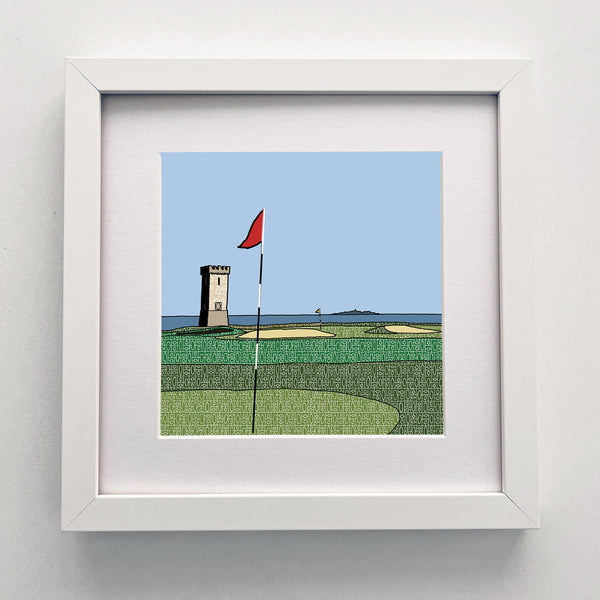 Anstruther Golf Course - Giclee Print 10"x10"