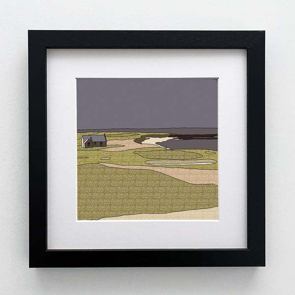 Balcomie, Crail Golf Course - Giclee Print 10"x10"