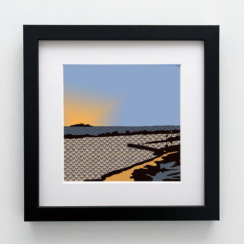 Cellardyke Tidal Pool - Giclee Print 10"x10"