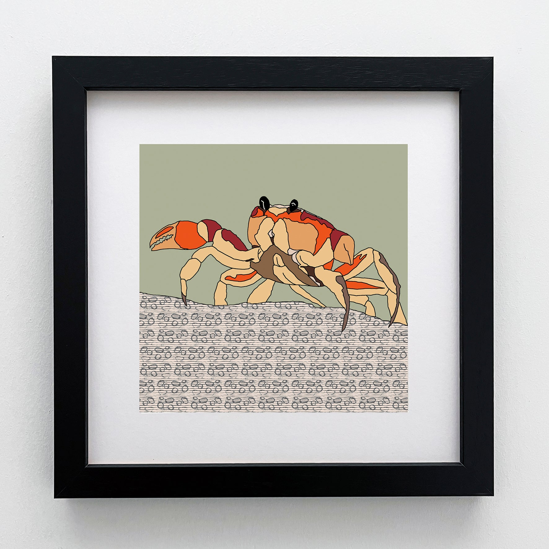 Crab - Giclee Print 10"x10"