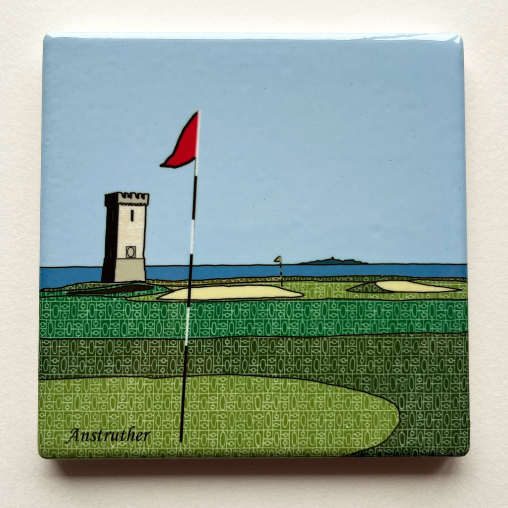 Golf Course Coaster Set of 6 - Golf Courses Coasters – Dibujo Design