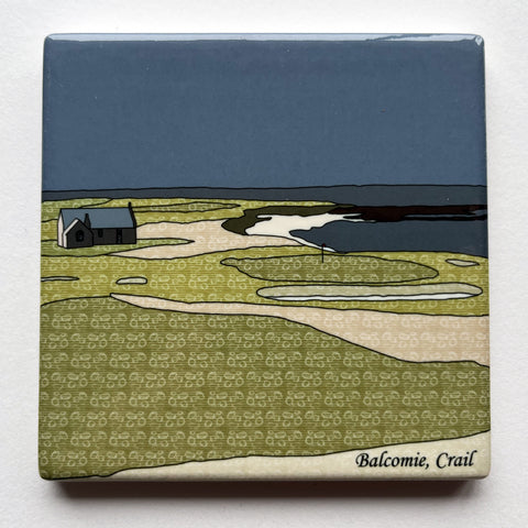 Balcomie, Crail Golf Course Ceramic Coaster
