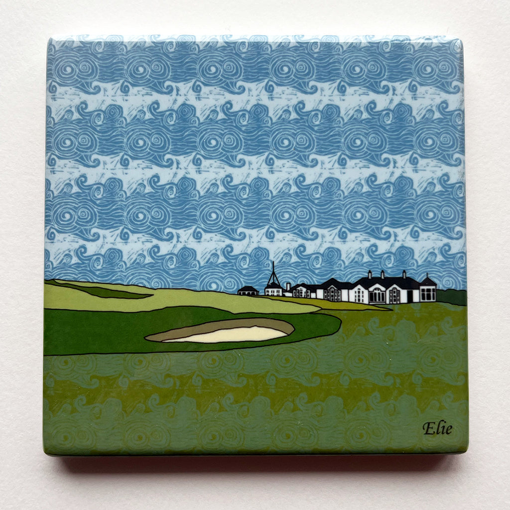 Golf Course Coaster Set of 6 - Golf Courses Coasters – Dibujo Design