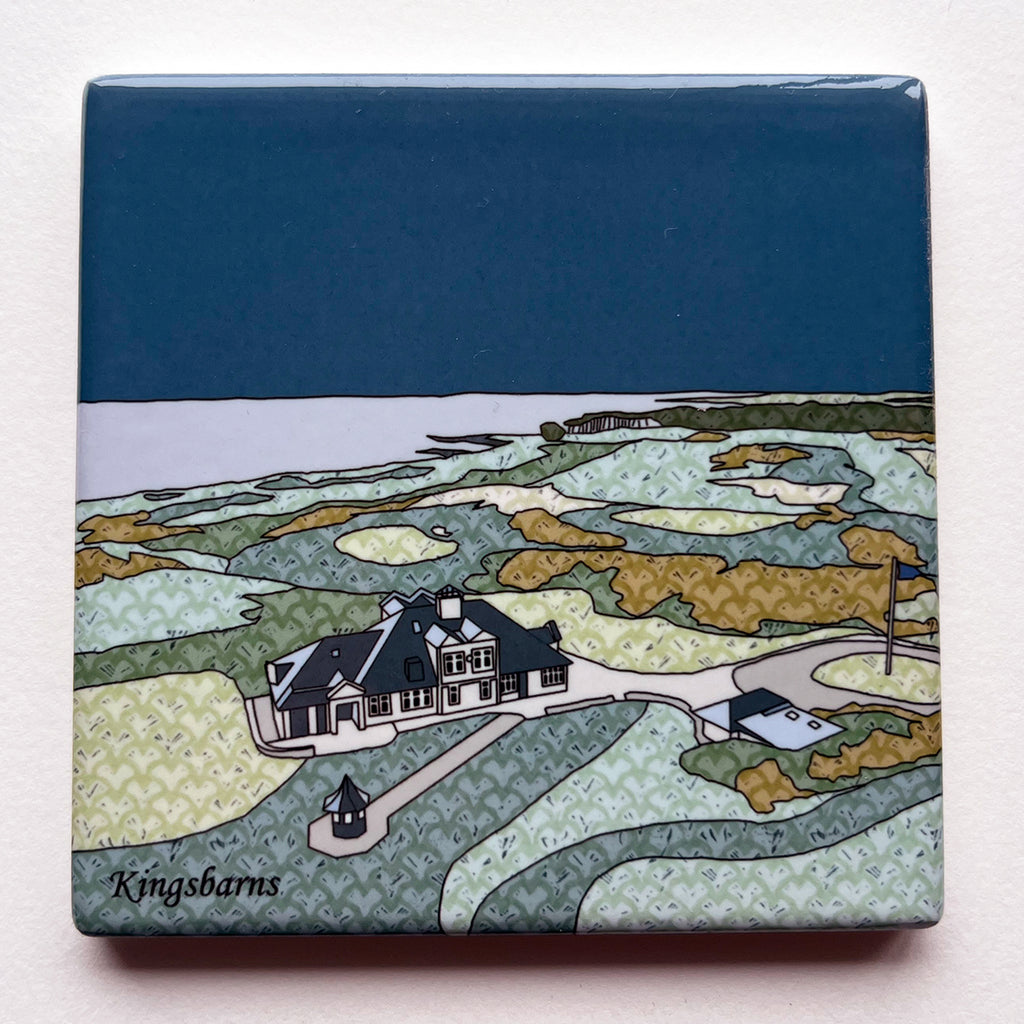 Golf Course Coaster Set of 6 - Golf Courses Coasters – Dibujo Design
