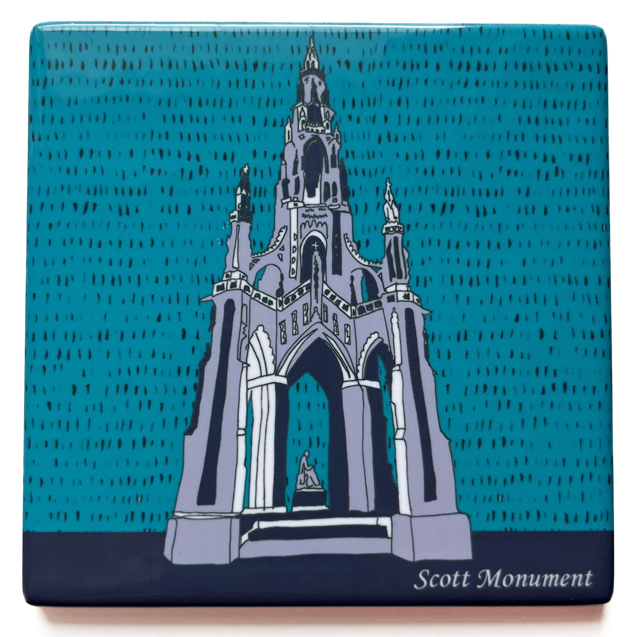 Scott Monument - Ceramic Coaster