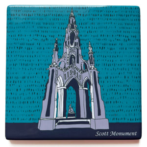 Scott Monument - Ceramic Coaster