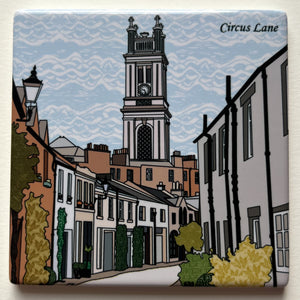 Circus Lane - Ceramic Coaster