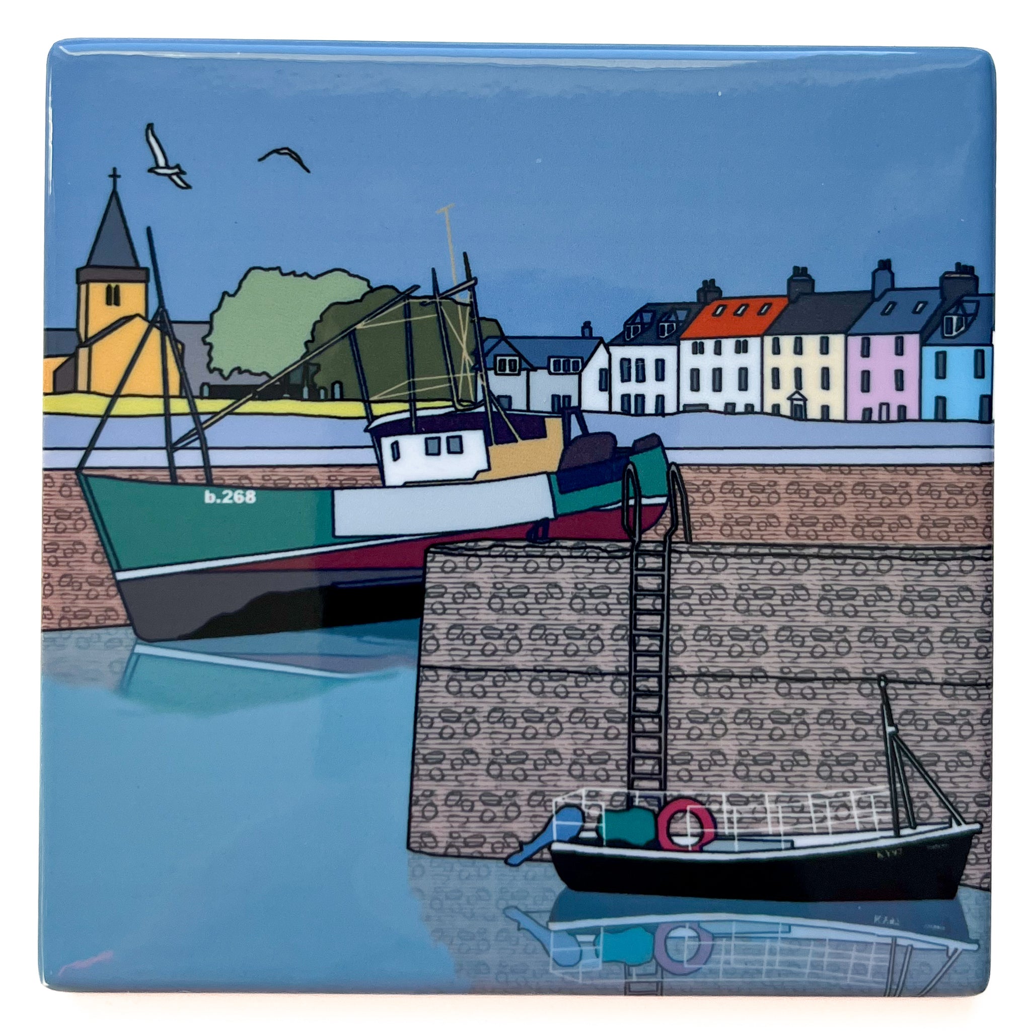 Anstruther Ceramic Coaster