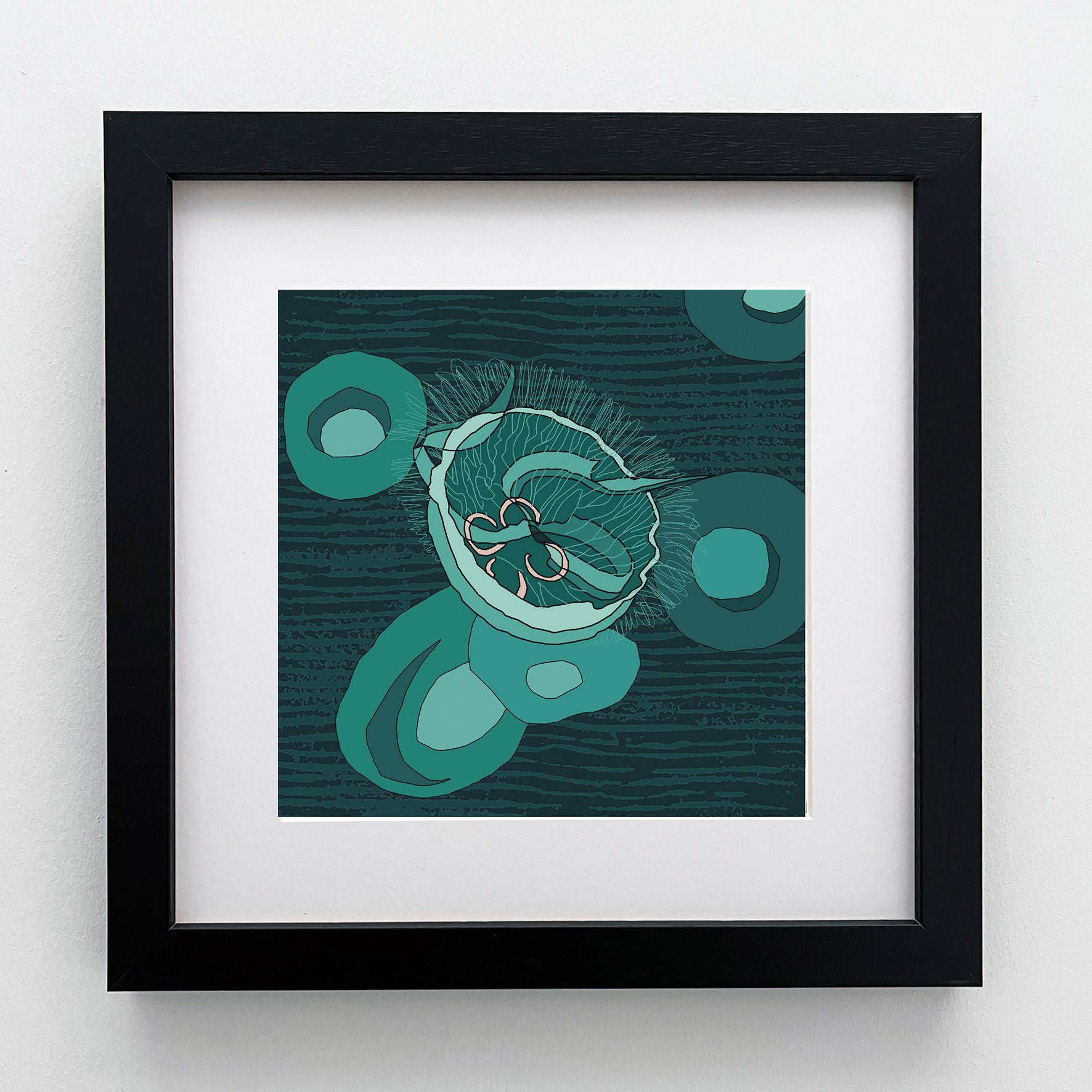 Jellyfish - Giclee Print 10"x10"