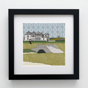 Old Course, St Andrews - Giclee Print 10"x10"