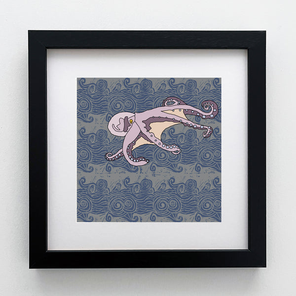 Octopus - Giclee Print 10"x10"