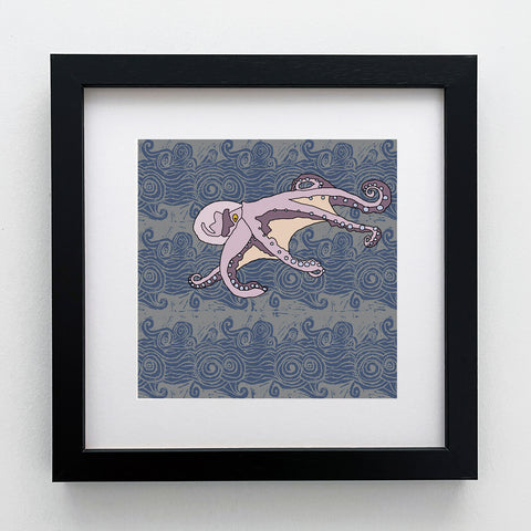 Octopus - Giclee Print 10"x10"