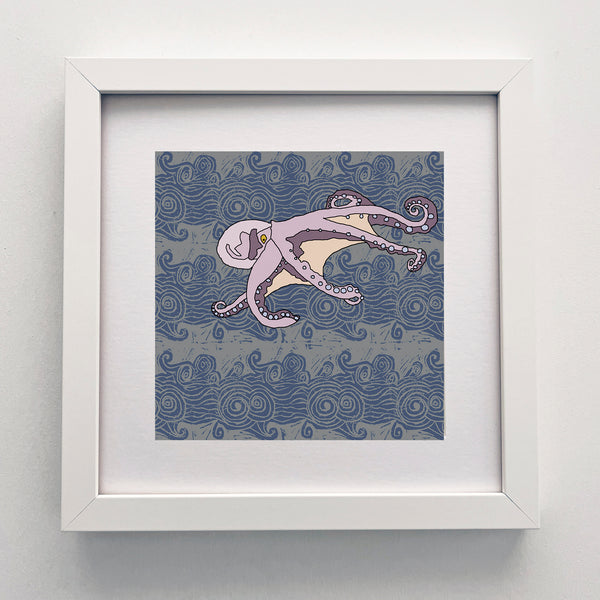 Octopus - Giclee Print 10"x10"