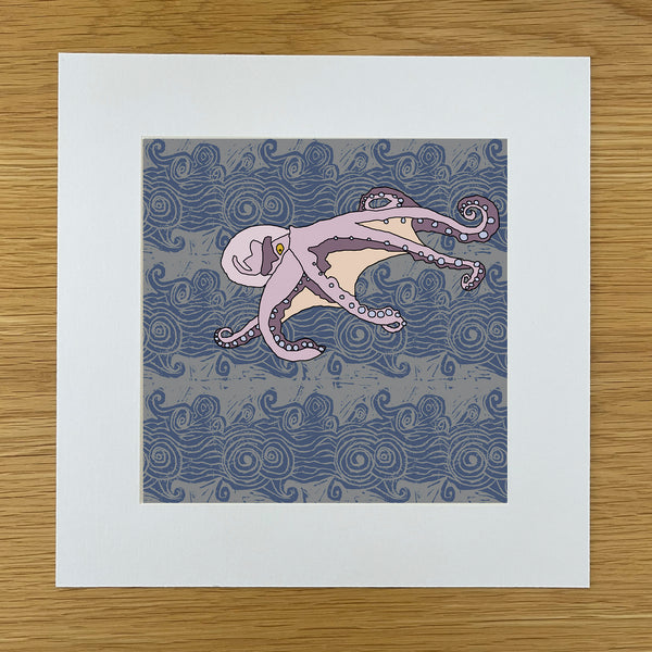 Octopus - Giclee Print 10"x10"
