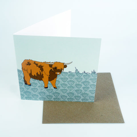 Card - Highland Cow