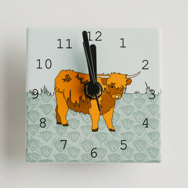 Scottish Animal - Mini Clocks