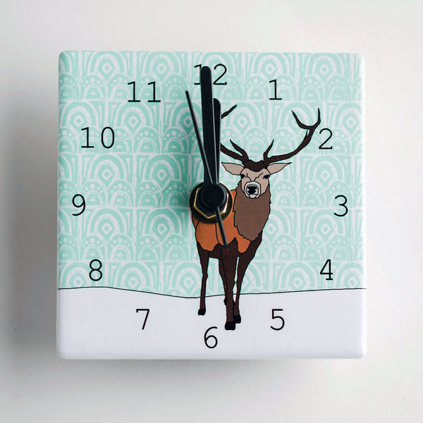 Scottish Animal - Mini Clocks