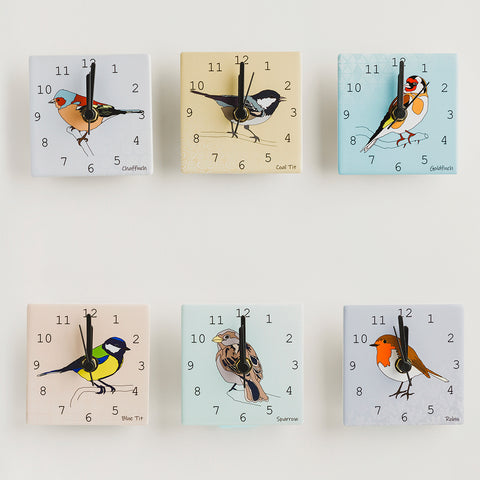 Garden Birds - Mini Clocks