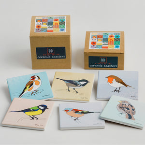 Set of 6 - Garden Birds Coasters