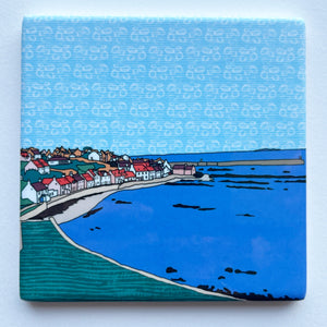 Pittenweem - West Shore Ceramic Coaster